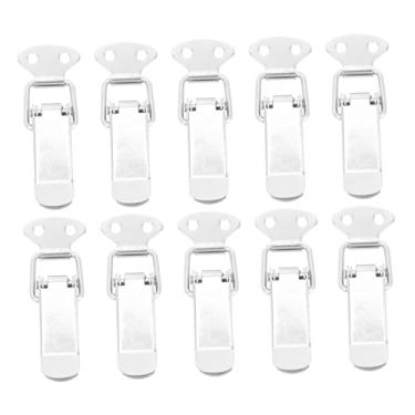 Imagem de Gadpiparty 10 Pcs fivela de mola bico de pato acessório de ferrolho fecho de bloqueio de alternância Acessório útil para sua vida diária ferrolho de trava ferrolho de alternância simples aço