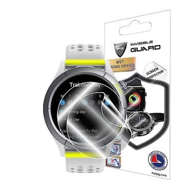 Imagem de IPG Protetor de tela de hidrogel para relógio de corrida Amazift Cheetah (redondo) (2 unidades) Película transparente HD invisível antiarranhões - suave/autorcura/bolha para guepardo
