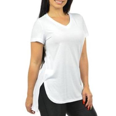 Imagem de Blusa Vesttuario Gola V Longa Camiseta Babylook Mullet Feminina-Feminino