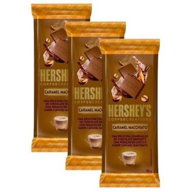 Imagem de 3 Chocolate Hershey's Coffe Creations Caramel Macchiato 85G