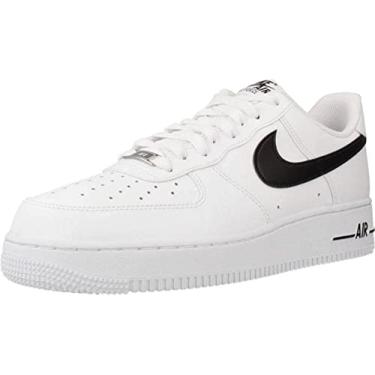 Imagem de Tênis masculino Nike Air Force 1 de cano baixo, White/ Black, 13
