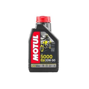 Imagem de Oleo Motul 5000 20w50 Semissintético 4t 1lt