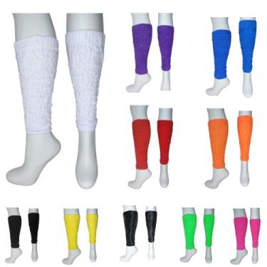 Imagem de Kit 3 Pares Meia Polaina Fitness Academia Ginástica Aeróbica Feminina 