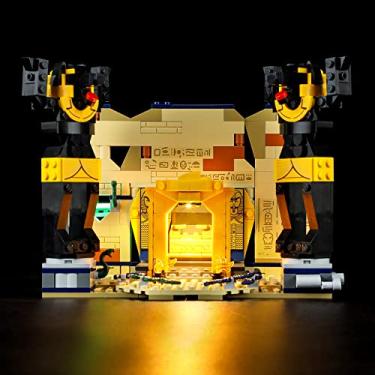 Imagem de MENZAVA LED Light Set Compatible with 77013 Escape from The Lost Tomb Indiana Jones Building Blocks Model - Model Set NOT Included