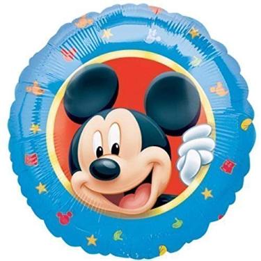 Imagem de Anagram Balão de alumínio Mickey Retrato, 45,72 cm, multicolorido