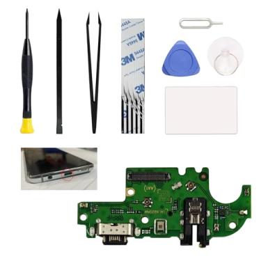 Imagem de Kit de substituição de porta de carregamento compatível com LG K92, conector USB-C da placa de base LMK920, com kit de ferramentas