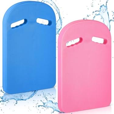 Imagem de Syhood 2 peças de prancha de natação a granel para adultos e crianças, kickboard eva, kickboard, equipamento de natação, auxílio para treinamento de natação para adultos e crianças, unissex,