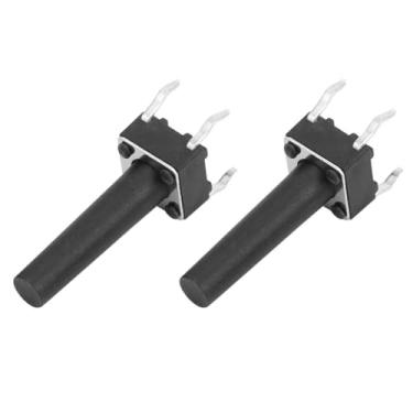 Imagem de Interruptores de botão YWBL-WH DIP 6 x 6 x 17 mm 100 PCs Interruptor de botão tátil momentâneo Acessório industrial Alta sensibilidade, Interruptor de controle