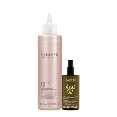Imagem de Kit Cadiveu Professional Repair SolutionAçaíShot Oil 60 (2 produtos)