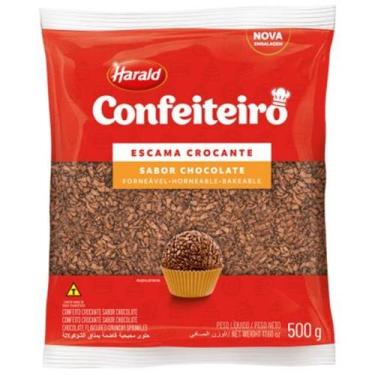 Imagem de Granulado Crocante Escama Forneável - Confeiteiro - 500g - 01 unidade 