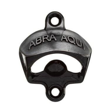 Imagem de Abridor De Garrafa Abra Aqui Pequeno Decoração 1 Peça - Metallica Aces