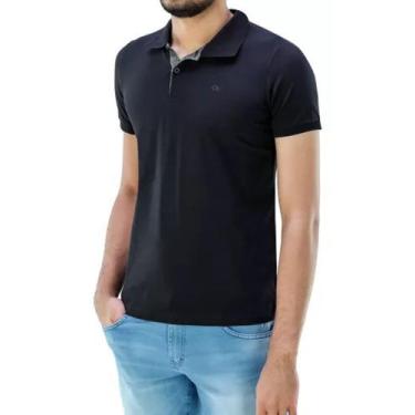 Imagem de Camisa Gola Polo Premium Masculina Manga Curta Algodão Slim Social Ogo
