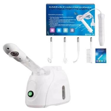 Imagem de Vaporizador Facial Portátil 220v Alta Frequência Portátil Limpeza De P