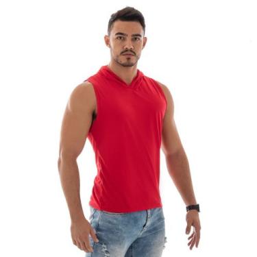 Imagem de Camiseta Regata Capuz Masculina Machão Academia Treino - DuMineiro, Ve