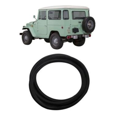 Imagem de Borracha Vigia Traseiro Com Encaixe Macarrão Toyota Bandeirante 64 A 8