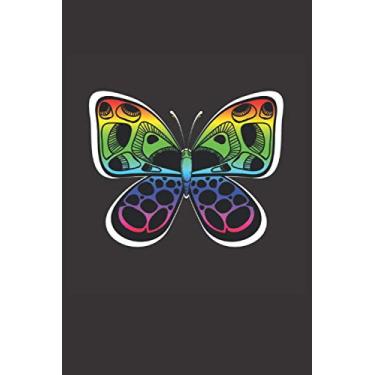 Imagem de DOTTED JOURNAL: 6x9 Sketchbook A5 Notebook With DOTS 160 Pages/80 Sheets Luxurious MATTE Cover Butterfly