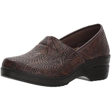 Imagem de Easy Works Lyndee Health Care Professional Tênis feminino, Ferramenta marrom, 8 X-Wide