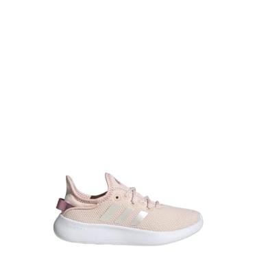 Imagem de adidas Tênis infantil unissex Cloudfoam PureSneaker, Quartzo/Zero Metálico/Orquídea Maravilha, 13 Little Kid