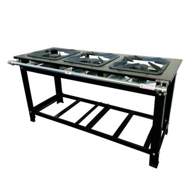 Imagem de Fogão Industrial 3 Bocas Cefaz Linha Gold Alta Pressão CFZG-170