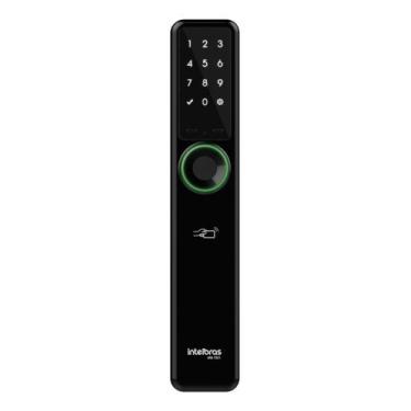 Imagem de Fechadura Smart Embutir Sem Maçaneta Ifr 7001 Preta Intelbras Alimenta