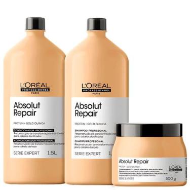 Imagem de Kit L'Oréal Professionnel Serie Expert Absolut Repair Gold Quinoa + Pr