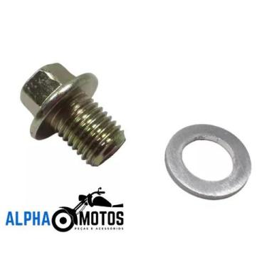 Imagem de Parafuso Bujao Oleo Cg Titan 150 160 Fan 150 160 Start - 12mm - Divers