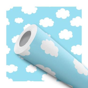 Imagem de Papel De Parede Vinílico Timão Âncora Azul Infantil Quarto            