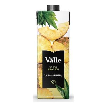Imagem de Kit c/ 3 nectar Suco de abacaxi Del Valle 100% liquido 1L