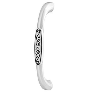 Imagem de Puxador de gaveta de empurrar porta armário de sapatos armário de vinho gaveta simples alça arqueada armário mobília alça