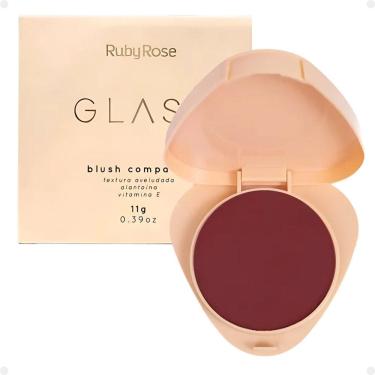 Imagem de Blush Compacto Ruby Rose Glass Gb70 Hb-6120-7