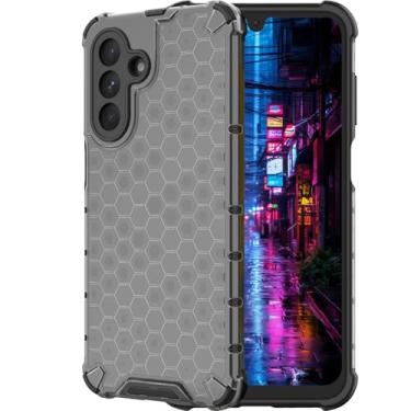 Imagem de Ephoou Capa transparente fina para Samsung Galaxy A56 5G, não amarela, antiarranhões, à prova de choque, para Samsung A56, preto transparente