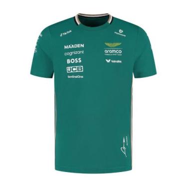 Imagem de Camiseta Oficial Aston Martin F1 Team Fernando Alonso 2025 - STICHD, P