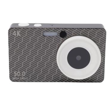 Imagem de Câmera Digital 4K para Fotografia e Vídeo, Câmera de Vlogging de 50mp para o YouTube, Com Flash e 16x Zoom Digital (Marrom)