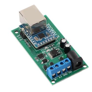 Imagem de Conversor Ethernet para RS485, TVS Anti Surge Protection 9600bps MQTT, Câmera PLC PTZ, para Casa Inteligente, Automação Residencial, Monitoramento de Segurança (Sem invólucro)