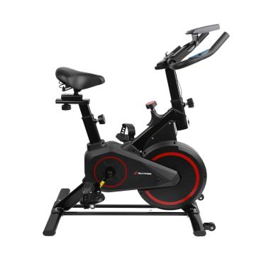 Imagem de Bicicleta Spinning Mile Fitness com Monitor, Sensor Cardíaco e Roda de Inércia 4kg