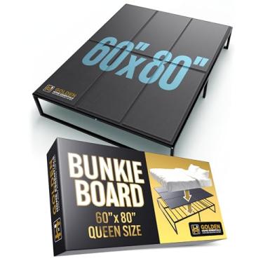 Imagem de Golden Home Essentials Tábua de cama de 10 mm tamanho Queen (152 x 203 cm) – Suporte de colchão fino – Placa de cama silenciosa e resistente à umidade para estruturas de cama de plataforma e molas box