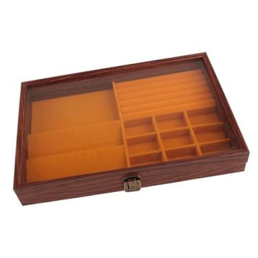 Imagem de Wzmzjy Caixa de Joias, Estojo de Armazenamento, Presentes, com Tampa Aberta Transparente Articulada, à Prova D'água, Versátil, à Prova de Poeira, Portáti, Style D
