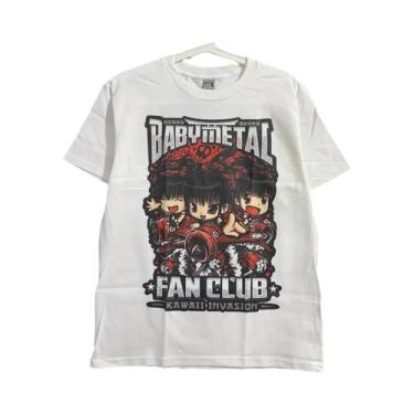 Imagem de Camiseta Unissex De Hip-hop Rock Band Babymetal Japão Casual Manga Cur