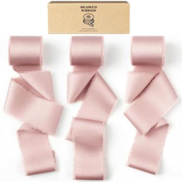 Imagem de Fita decorativa Mlurcu Dusty Rose Silk Satin 3x3,2m