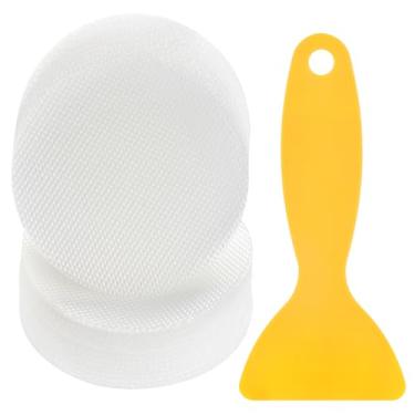 Imagem de TINAREKA Adesivos antiderrapantes para chuveiro - 50 peças adesivos antiderrapantes de banheira com raspador premium para banheira, chuveiro, banheiro, borda da banheira, chuveiro, piso, piscina