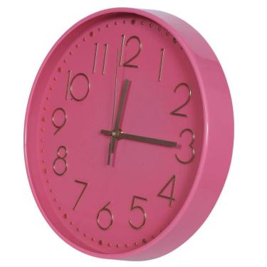 Imagem de Relógio De Parede Redondo Moderno Para Sala Quarto 30Cm