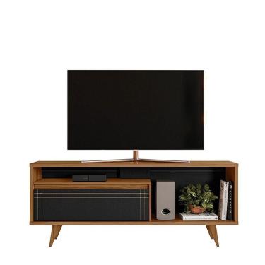 Imagem de Rack Bancada Nt 1315 Freijó Com Preto - Notável