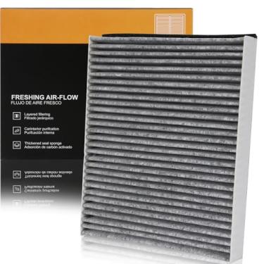 Imagem de Filtro de ar de cabine de carvão ativado compatível com Ford C-Max 2013-2018, Escape 2013-2019, Focus 2012-2018, GT 2017-2022, Transit Connect 2014-2023, Lincoln MKC 2015-2020 CV6Z-19N619-A
