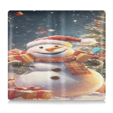 Imagem de CEBUGI Porta-luvas com porta-luvas de boneco de neve para organizador de documentos, 12,5 cm x 24 cm