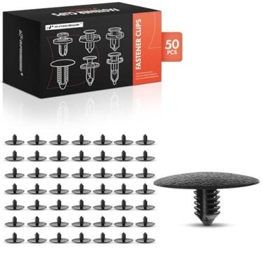 Imagem de A-Premium 50 peças de clipes de fixação de retentor de carro compatíveis com Ford F-150 F150 2011-2014 Escape 2013-2018 Fusion 2010-2012 Lincoln MKZ 2010-2012 MKC 2015-2018 Mercury Milan - para 7,6 mm