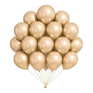 Imagem de BalõEs De Metal - DecoraçõEs Para Festas De AniversáRio, Casamentos E Eventos(25,champanhe ouro)