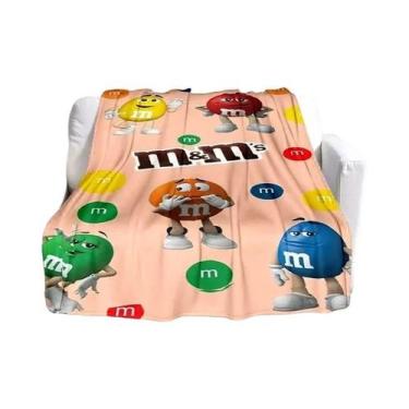 Imagem de Cobertor De Pelúcia Infantil M&M Bean Chocolate Quente E Fashionável P