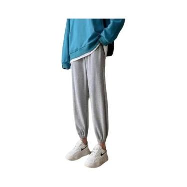 Imagem de Calças Jogger Femininas De Cintura Alta Forradas Com Fleece Para O Inv