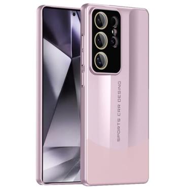 Imagem de Capa ultrafina para Samsung Galaxy S25/S25 Plus/S25 Ultra, capa de telefone de luxo moderna com proteção de câmera antiarranhões