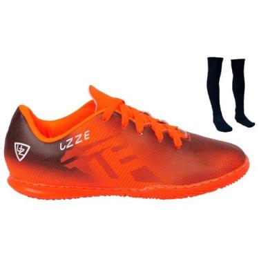 Imagem de Chuteira Futsal Quadra UZ Adulto Costurada + Meião Futebol - Uzze, Lar